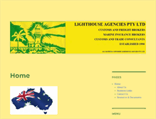 Tablet Screenshot of lighthouseagencies.com.au